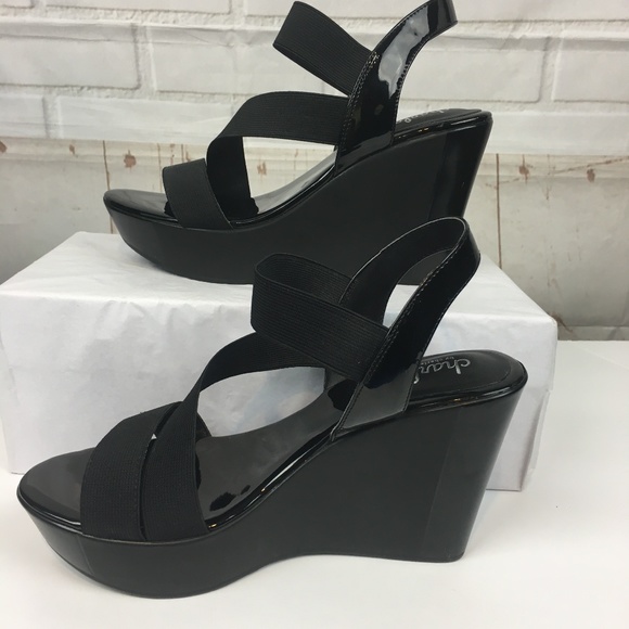 Charles by charles david ferry wedge sandal sale